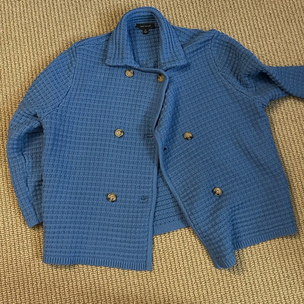 Plus size waffle weave cardigan